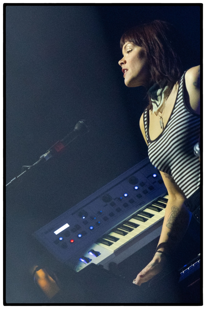 Zia McCabe of The Dandy Warhols at L'Olympia Paris by Clemens Mitscher Rock & Roll Fine Arts