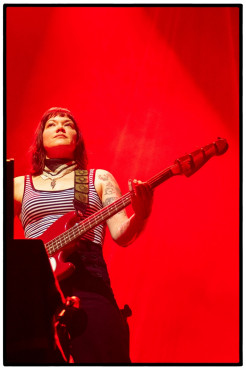 Zia McCabe of The Dandy Warhols at L'Olympia Paris by Clemens Mitscher Rock & Roll Fine Arts