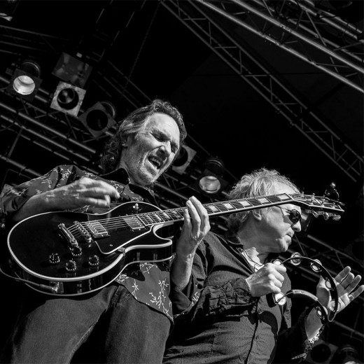 Jim McCarty and Jimmy Nunes of Cactus © Clemens Mitscher Rock & Roll Fine Arts