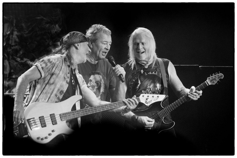 Roger Glover, Ian Gillan and Steve Morse of Deep Purple © Clemens Mitscher Rock & Roll Fine Arts