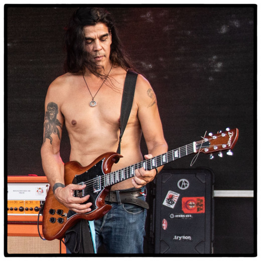Gary Arce of Yawning Man (Official) at Herzberg Festival © Clemens Mitscher Rock & Roll Fine Arts