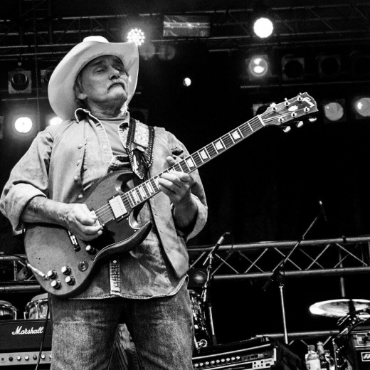 Dickey Betts of Dickey Betts and Great Southern by Clemens Mitscher Photography is art. Copyright holder for this art work: © Clemens Mitscher / VG Bild-Kunst, Bonn.