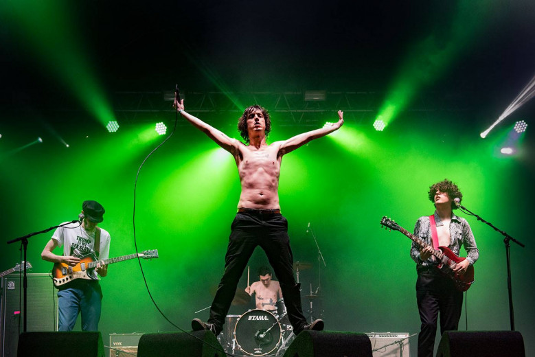 The Fat White Family at Reverence Valada by Clemens Mitscher Photography is art. Copyright holder for this art work: © Clemens Mitscher / VG Bild-Kunst, Bonn.
