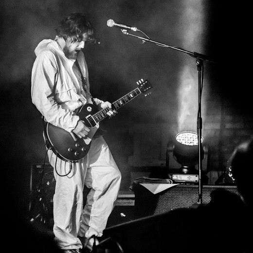 Huw Bunford of Super Furry Animals, SFA at Liverpool International Festival Of Psychedelia by Clemens Mitscher Photography is art. Copyright holder for this art work: © Clemens Mitscher / VG Bild-Kunst, Bonn.