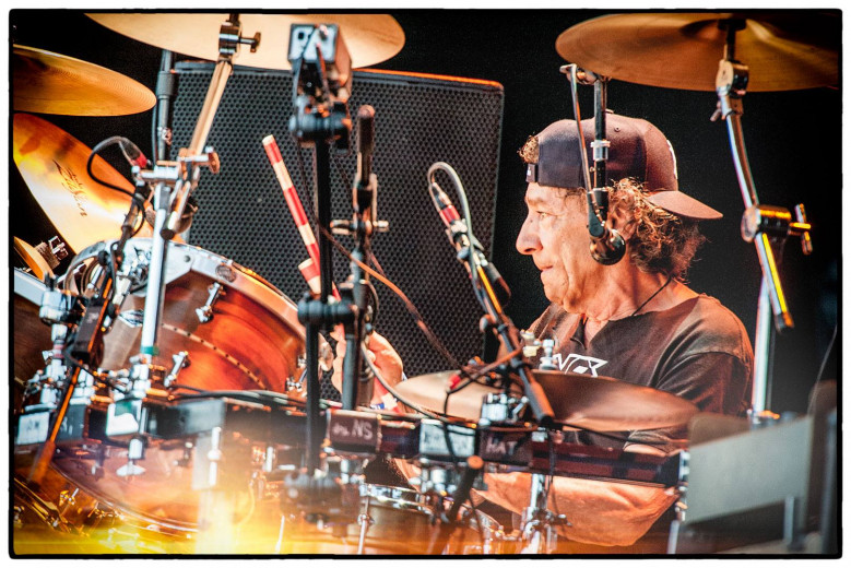 Neil Young and Crazy Horse drummer Ralph Molina © Clemens Mitscher Rock & Roll Fine Arts