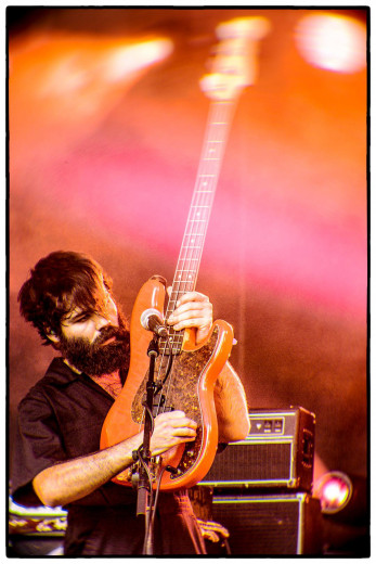 Joe Bisirri of Ron Gallo's band at Stubb's Austin LEVITATION © Clemens Mitscher Rock & Roll Fine Arts