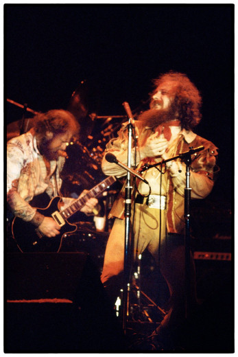 Martin Barre & Ian Anderson of Jethro Tull (Tour 1980) © Clemens Mitscher Rock & Roll Fine Arts