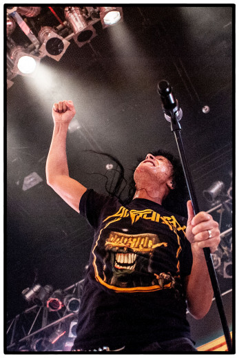 Joey Belladonna of Thrash Metal Band Anthrax © Clemens Mitscher Rock & Roll Fine Arts