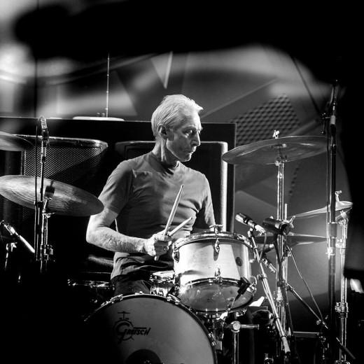 Charlie Watts of The Rolling Stones by Clemens Mitscher  #charliewatts Photography is art. Copyright holder for this art work: © Clemens Mitscher / VG Bild-Kunst, Bonn.