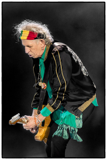 Keith Richards of The Rolling Stones © Clemens Mitscher Rock & Roll Fine Arts | technical data: shot with Nikon D4s 1/400 f4,8 ISO 3200 500mm