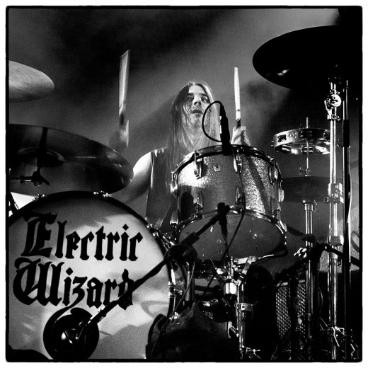Electric Wizard drummer Simon Poole at Stubb's Austin LEVITATION © Clemens Mitscher Rock & Roll Fine Arts