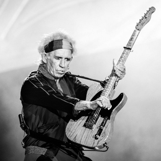 Keith Richards of the The Rolling Stones by Clemens Mitscher Photography is art. Copyright holder for this art work: © Clemens Mitscher / VG Bild-Kunst, Bonn.