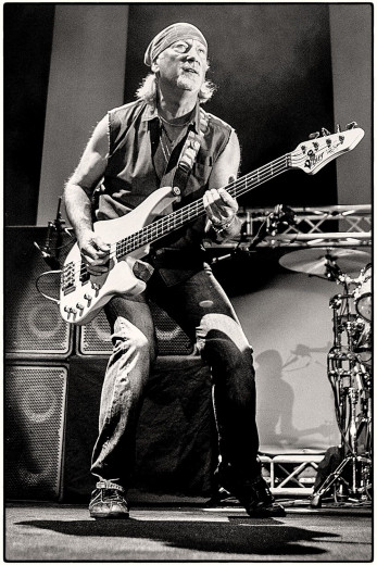 Roger Glover of Deep Purple © Clemens Mitscher Rock & Roll Fine Arts