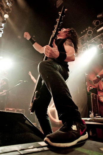 Frank Bello of Anthrax © Clemens Mitscher Rock & Roll Fine Arts