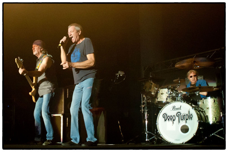 Roger Glover, Ian Gillan and Ian Paice of Deep Purple © Clemens Mitscher Rock & Roll Fine Arts