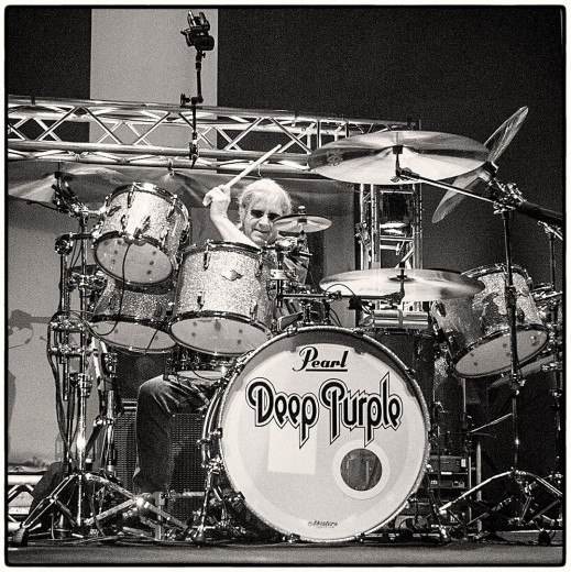 Ian Paice of Deep Purple © Clemens Mitscher Rock & Roll Fine Arts
