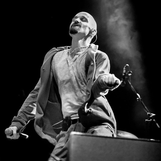 Lead singer (and main dancer) Tim Booth of legendary madchester band james by Clemens Mitscher Photography is art. Copyright holder for this art work: © Clemens Mitscher / VG Bild-Kunst, Bonn.