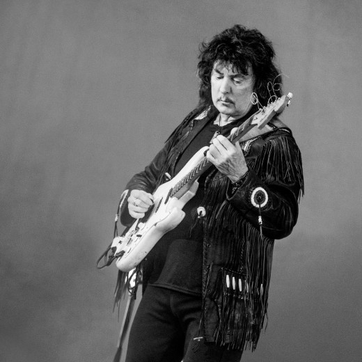 Ritchie Blackmore of Rainbow by Clemens Mitscher Loreley June 17, 2016 Photography is art. Copyright holder for this art work: © Clemens Mitscher / VG Bild-Kunst, Bonn.