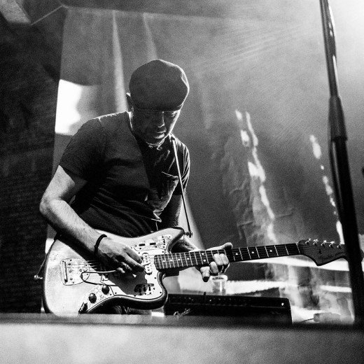 Mark Gardener of Ride (band) as a current member of Pure Phase Ensemble at Liverpool International Festival Of Psychedelia by Clemens Mitscher Photography is art. Copyright holder for this art work: © Clemens Mitscher / VG Bild-Kunst, Bonn.