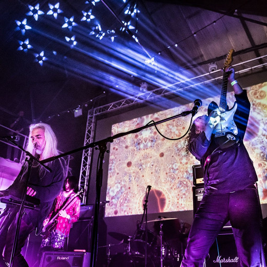 Acid Mothers Temple Official at Liverpool International Festival Of Psychedelia by Clemens Mitscher Photography is art. Copyright holder for this art work: © Clemens Mitscher / VG Bild-Kunst, Bonn.