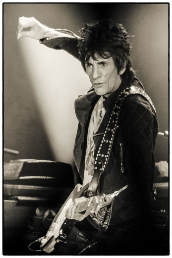 Ronnie Wood of The Rolling Stones by Clemens Mitscher Rock & Roll Fine Arts © Clemens Mitscher / VG Bild-Kunst, Bonn.