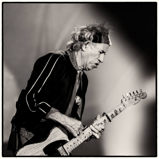 Keith Richards of The Rolling Stones © Clemens Mitscher Rock & Roll Fine Arts